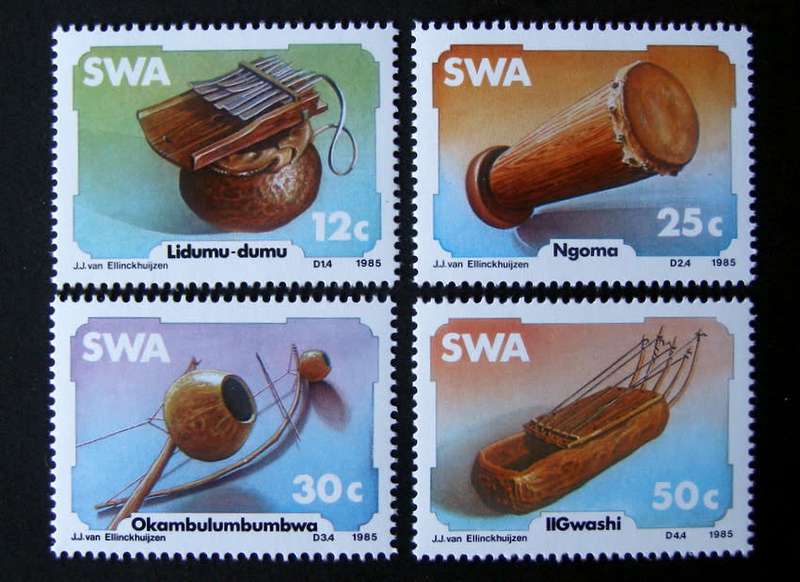 SWA Mint Set - Traditional Musical Instruments 1985