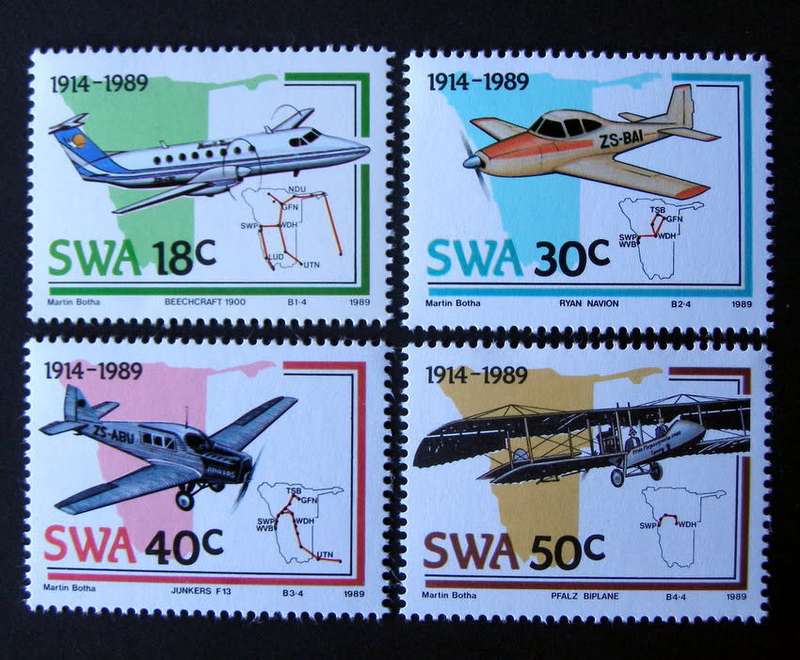 SWA Mint Set - Aeroplanes 1989 //Aircraft
