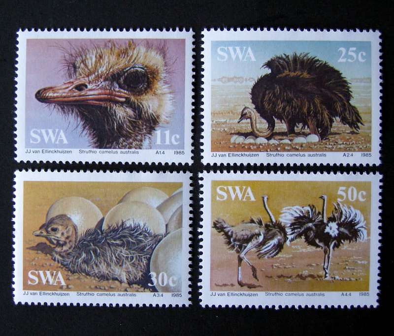 SWA Mint Set - Ostriches 1985 //Birds