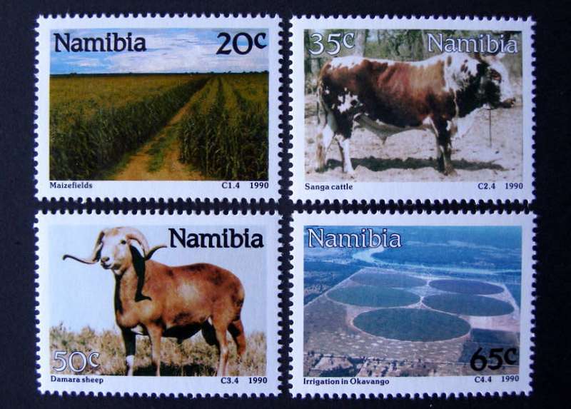 NAMIBIA Mint Set - Farming 1990