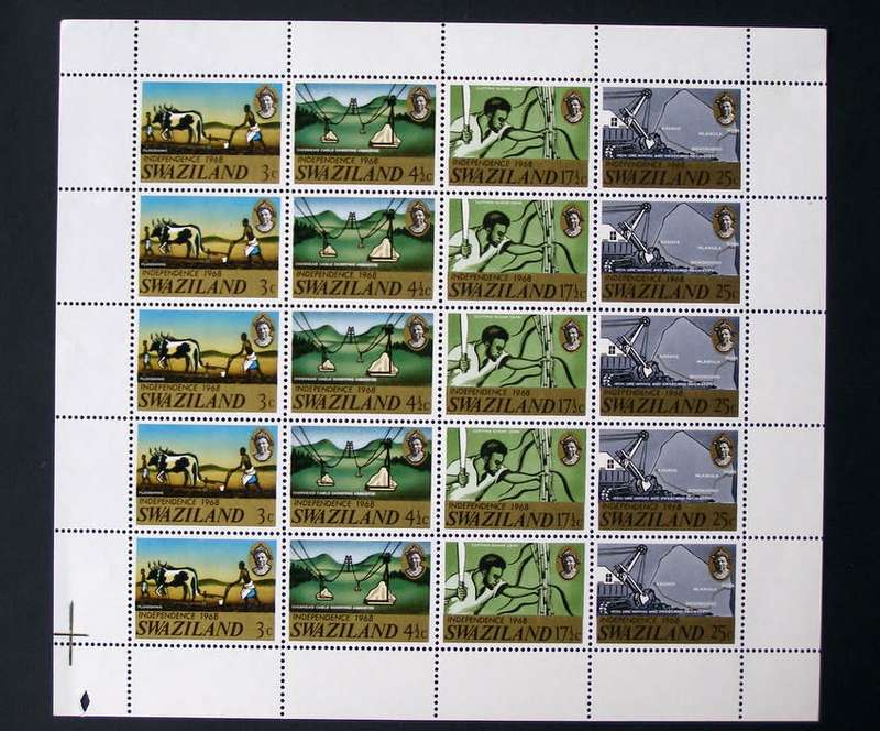 SWAZILAND Mint Miniature Sheet - Independence 1968