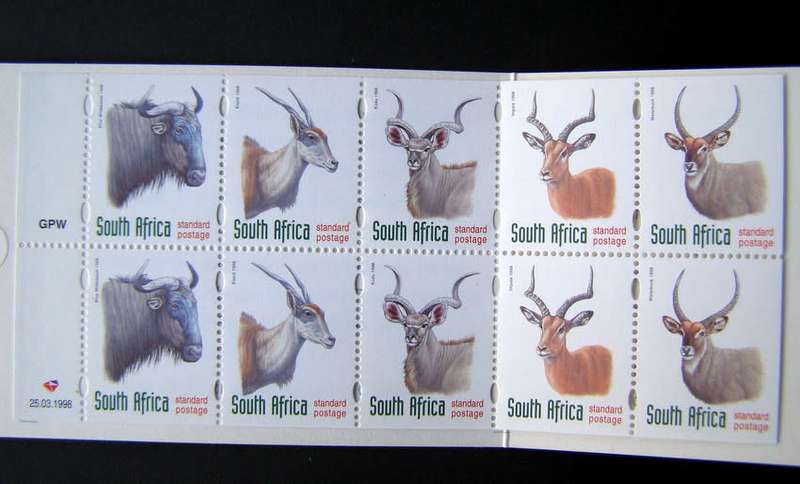 SOUTH AFRICA Mint Booklet - Antelope 1998 (Kruger National Park Centenary)