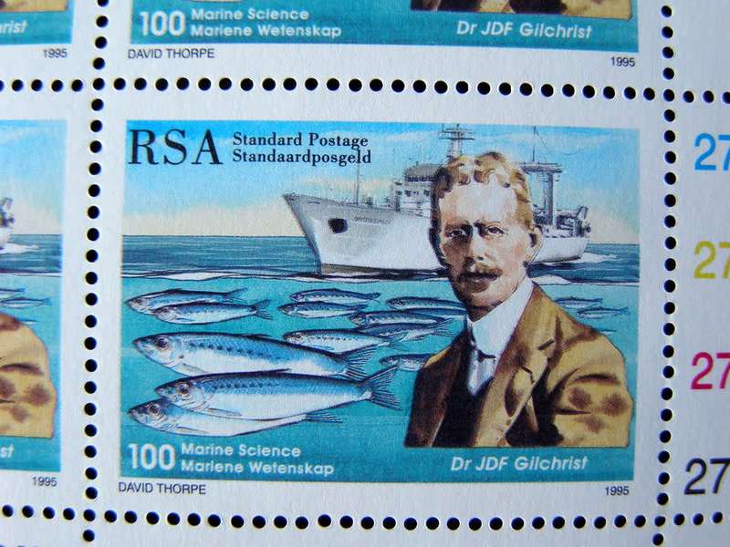 SOUTH AFRICA Mint Control Block - 100 Years of Marine Science in S.A. 1995