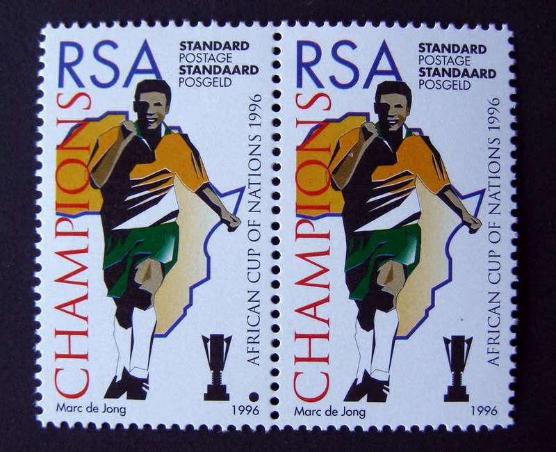 SOUTH AFRICA Mint - Soccer Cup of Nations Champions (Missing Ball Variety) 1996
