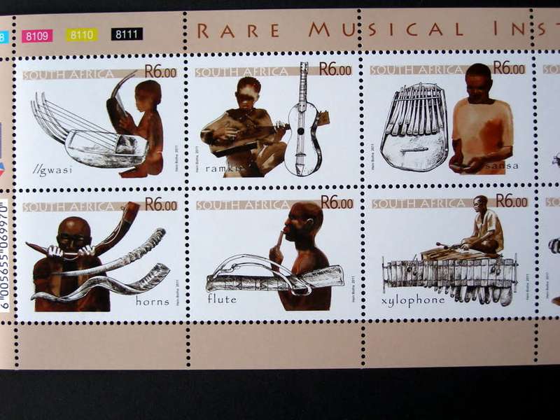 SOUTH AFRICA Mint Set - Rare Musical Instruments 2011