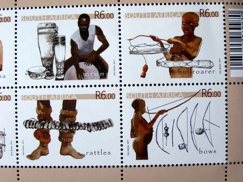 SOUTH AFRICA Mint Set - Rare Musical Instruments 2011