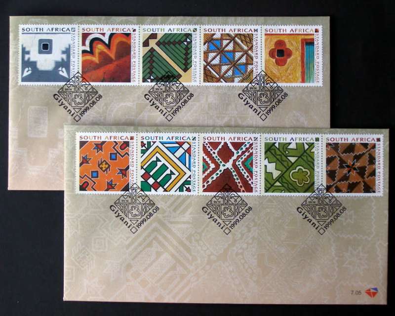 SOUTH AFRICA Cover Set - Traditional Wall Art 1999