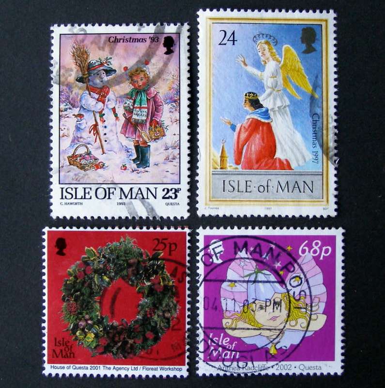 ISLE OF MAN - Assorted Christmas Stamps