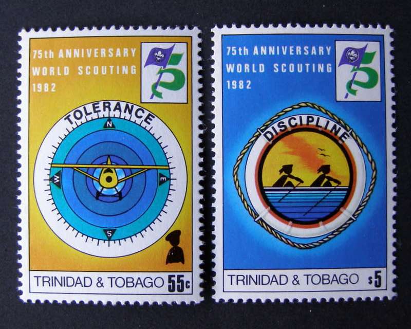 TRINIDAD & TOBAGO Mint - 75th Anniv. of Boy Scouts 1982