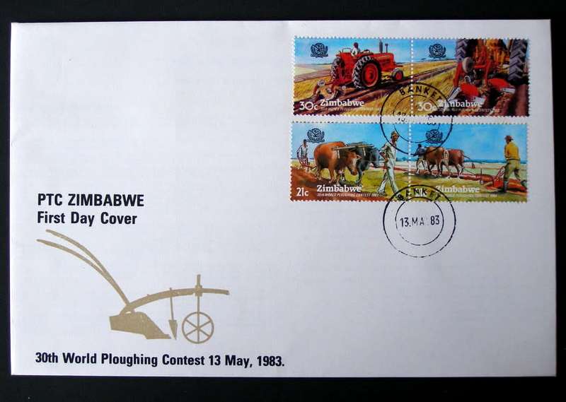 ZIMBABWE Cover - World Ploughing Contest 1983