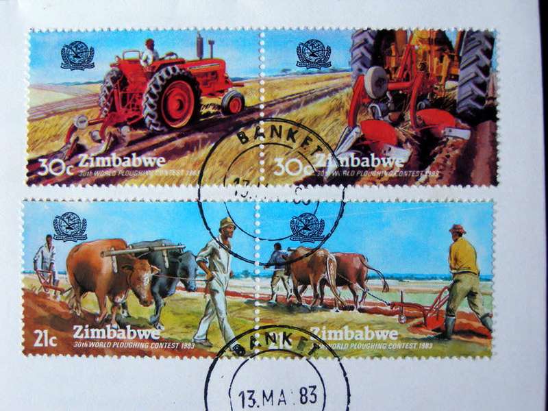 ZIMBABWE Cover - World Ploughing Contest 1983