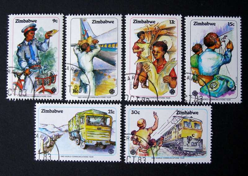 ZIMBABWE Set (CTO) - World Communications Year 1983