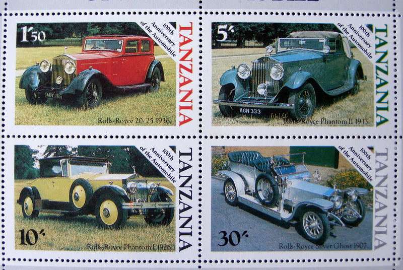 TANZANIA Mint Sheet - Centenary of Motoring 1986 //Cars//Transport