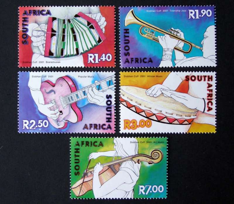 SOUTH AFRICA Mint Set - Celebration of Music 2001