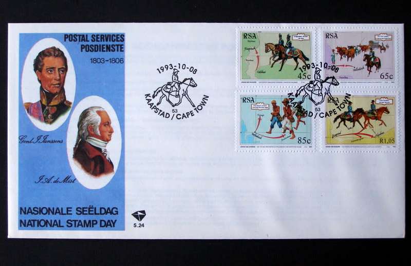 SOUTH AFRICA Cover - National Stamp Day 1993