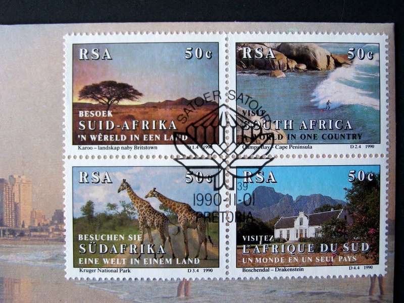 SOUTH AFRICA Cover - Tourism 1990