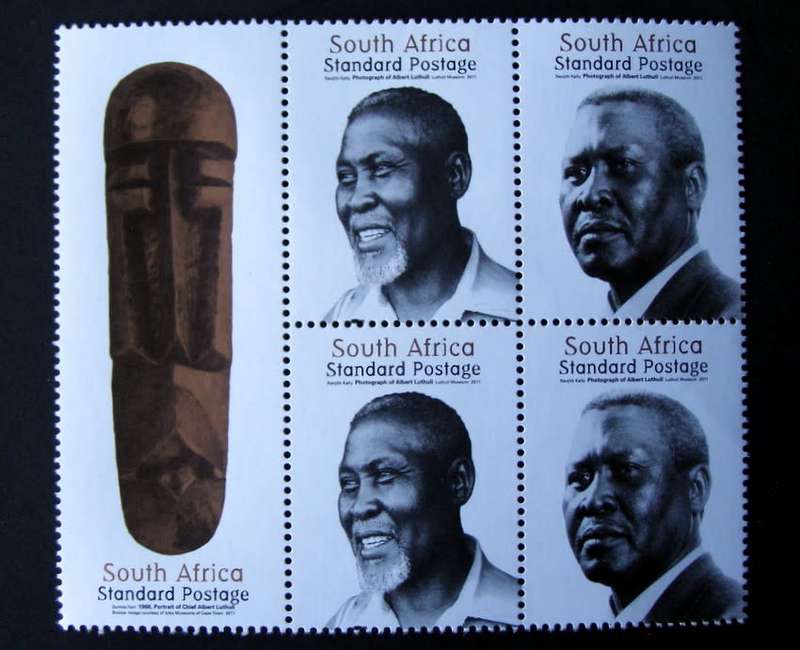 SOUTH AFRICA Mint Block Set - Albert Luthuli: Africa`s First Nobel Peace Prize Laureate 2011
