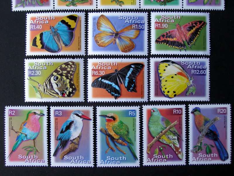 SOUTH AFRICA Mint Set - 7th Definitive: Colourful S. Africa 2000 //Birds//Fish//Flowers//Butterflies