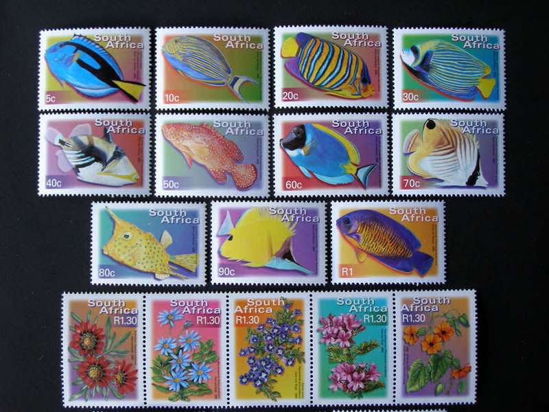 SOUTH AFRICA Mint Set - 7th Definitive: Colourful S. Africa 2000 //Birds//Fish//Flowers//Butterflies