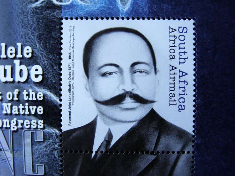 SOUTH AFRICA Mint Miniature Sheet - John Dube: First President of SANNC 2012