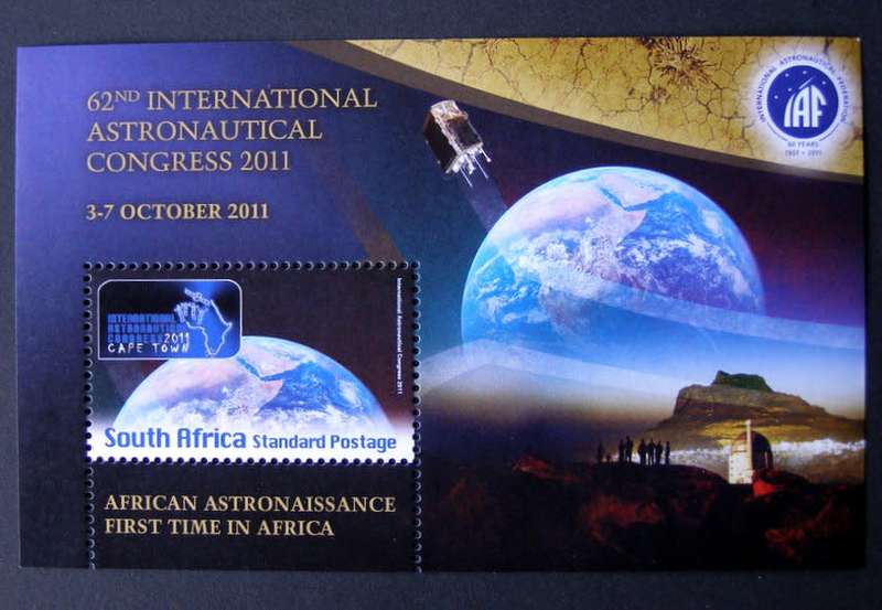 SOUTH AFRICA Mint Miniature Sheet - International Astronautical Congress 2011
