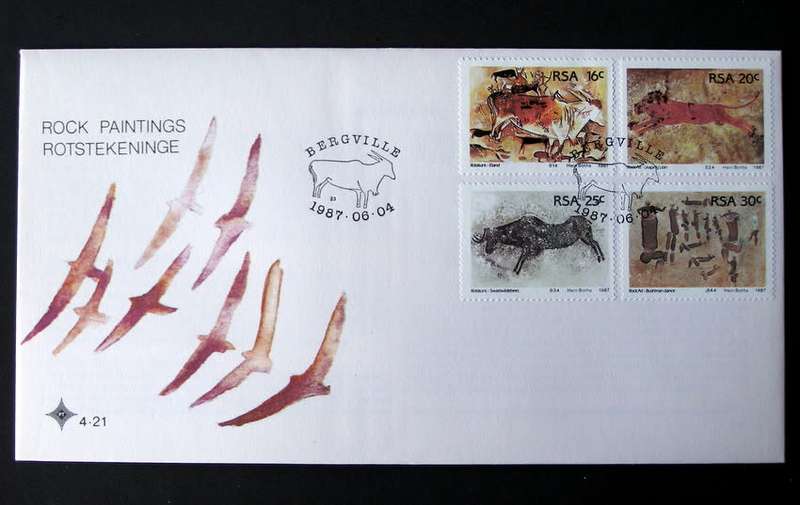 SOUTH AFRICA Cover - Rock Paintings 1987