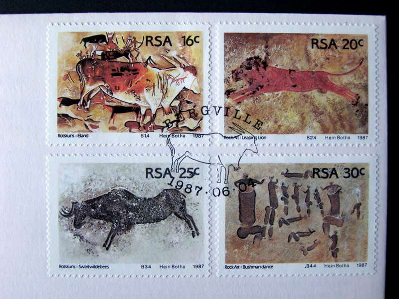 SOUTH AFRICA Cover - Rock Paintings 1987