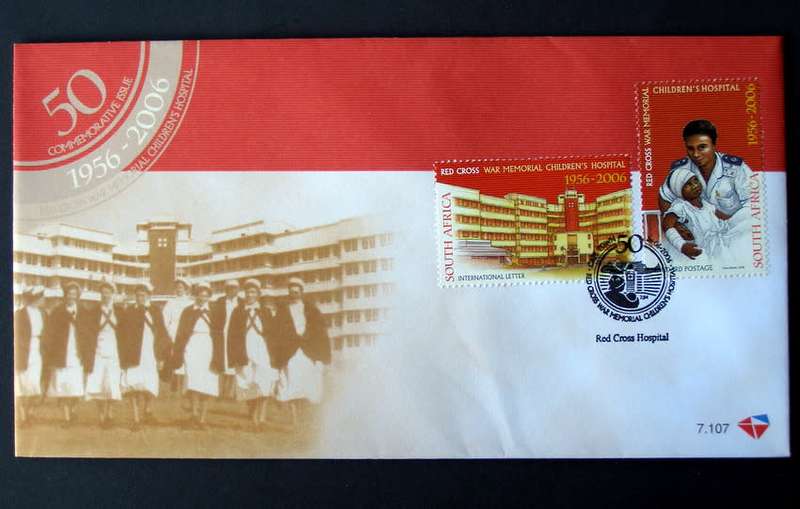 SOUTH AFRICA Cover - 50th Anniv. of Red Cross War Memorial Childrens Hospital 2006