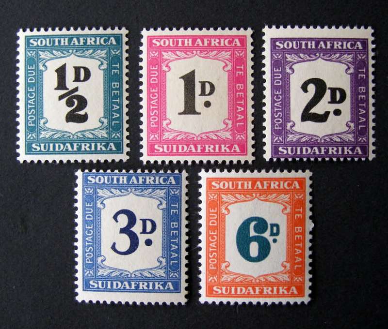 SOUTH AFRICA Mint Set - Postage Due 1948-49
