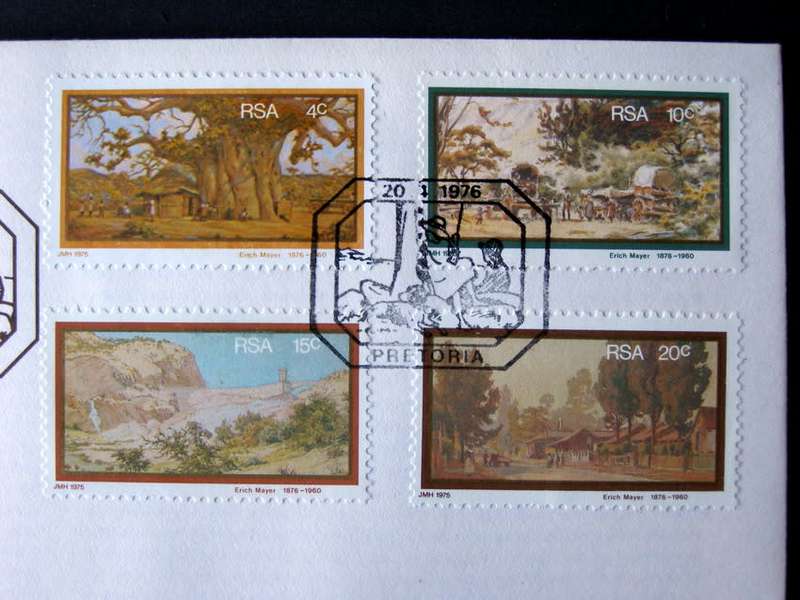 SOUTH AFRICA Cover - Erich Mayer Paintings 1976 //Trees