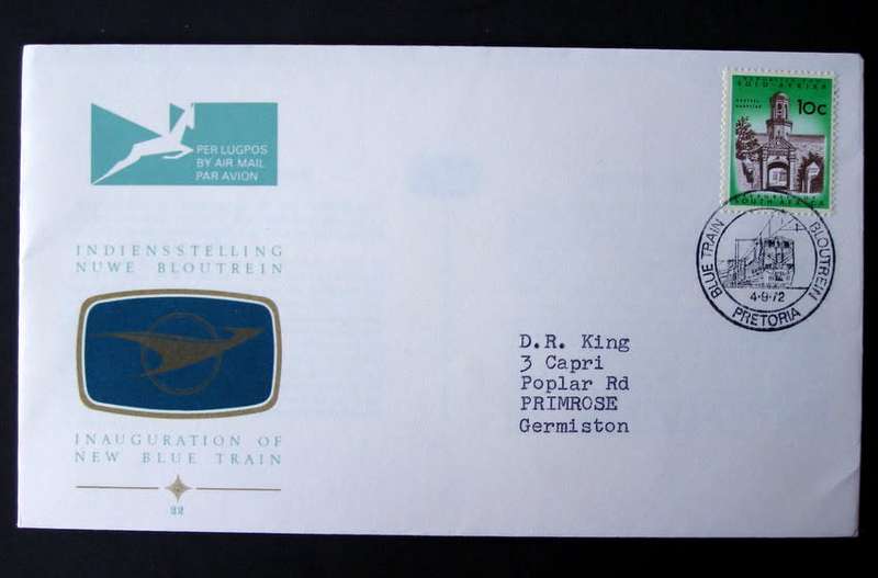 SOUTH AFRICA Cover - Blue Train (No.22) 1972