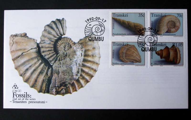 TRANSKEI Cover - Marine Fossils 1992