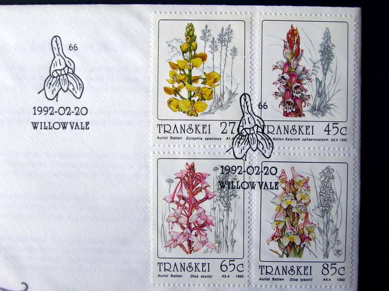 TRANSKEI Cover - Orchids 1992 //Flowers