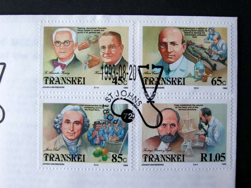 TRANSKEI Cover - Heroes of Medicine 1993