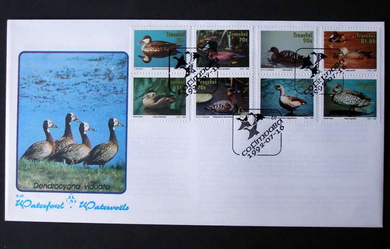 TRANSKEI Cover - Water Fowl 1992 //Birds
