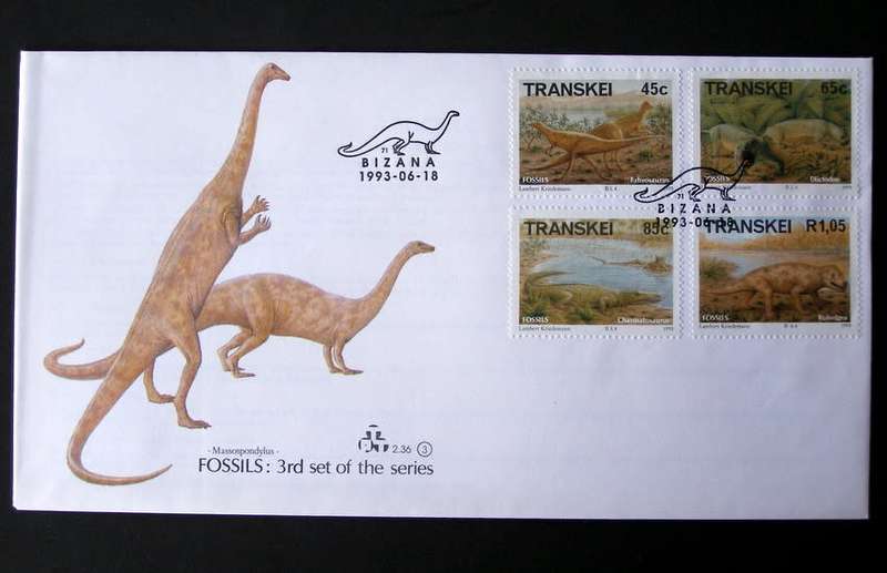 TRANSKEI Cover - Prehistoric Animals 1993