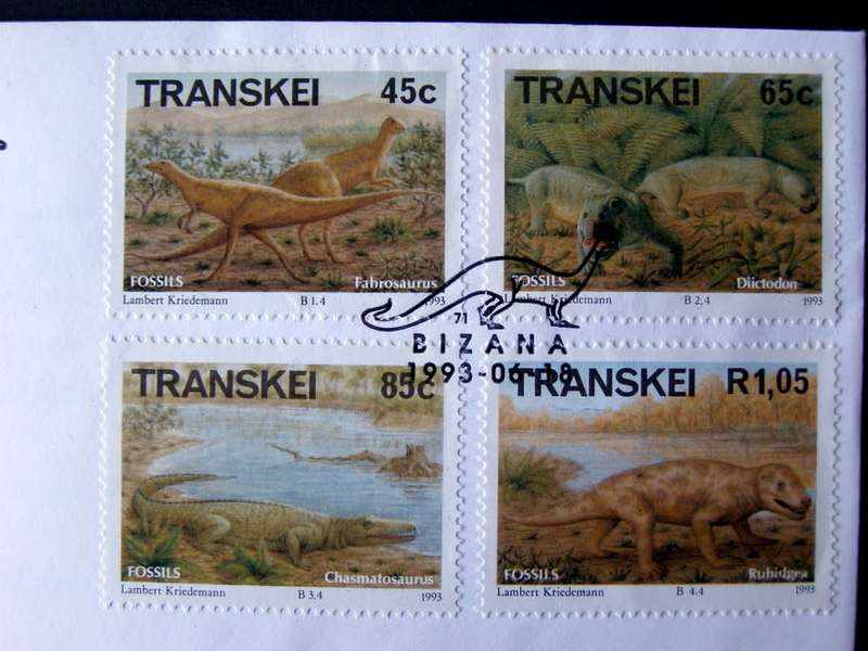 TRANSKEI Cover - Prehistoric Animals 1993