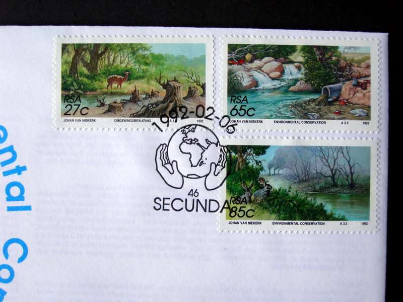 SOUTH AFRICA Cover - Environmental Conservation 1992