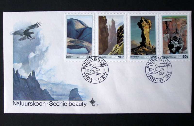 SOUTH AFRICA Cover - Scenic Beauty: Rock Formations 1986