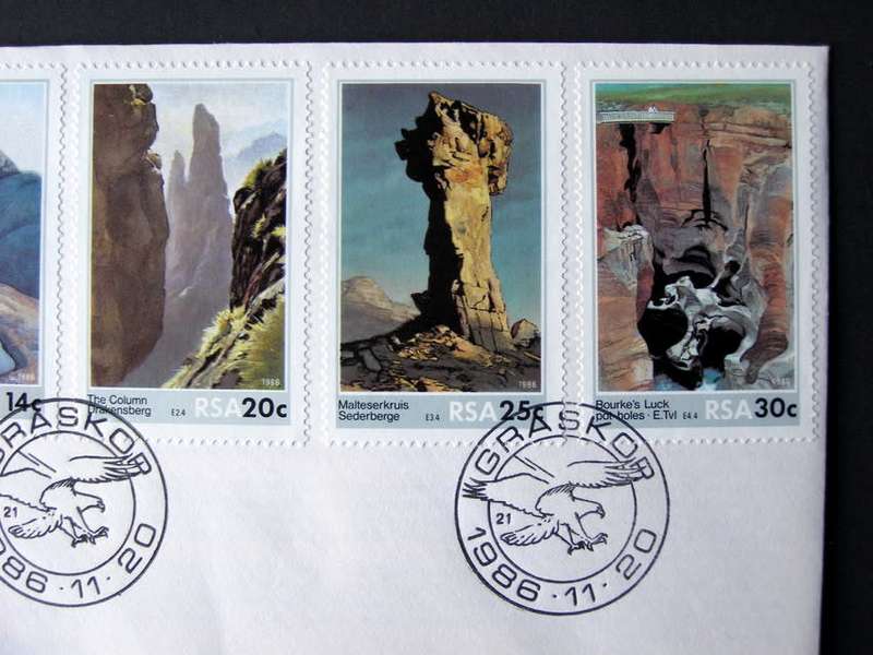 SOUTH AFRICA Cover - Scenic Beauty: Rock Formations 1986