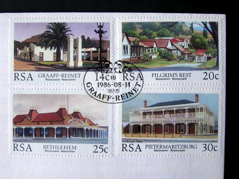 SOUTH AFRICA Cover - Restoration 1986 //Architecture