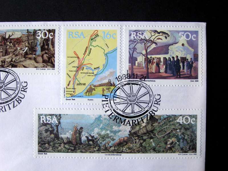 SOUTH AFRICA Cover - 150th Anniv. of Great Trek