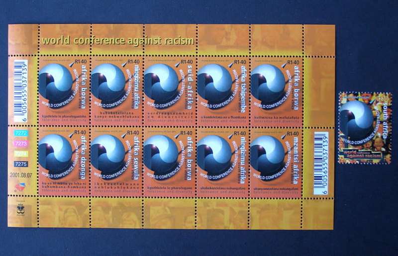SOUTH AFRICA Mint Set - World Conference Against Racism 2001