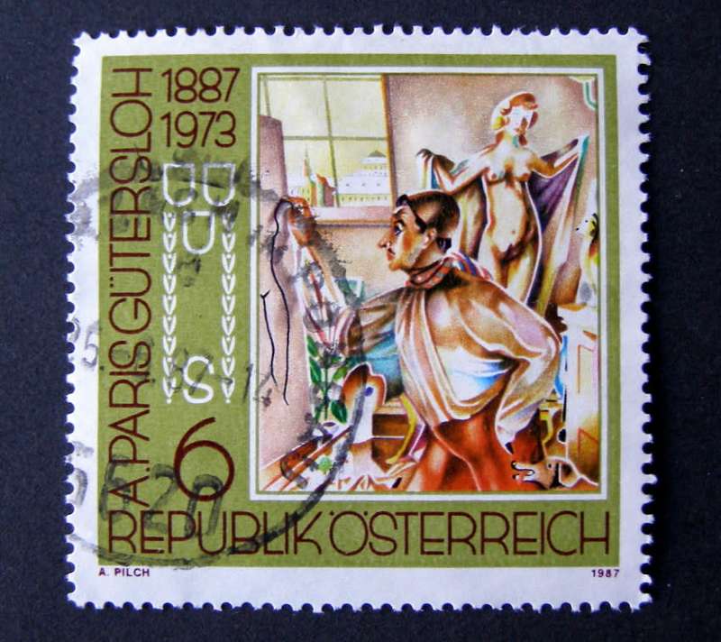 AUSTRIA - Painters' Birth Centenaries 1987
