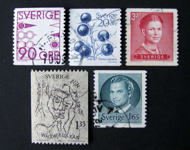 SWEDEN - Assorted Stamps 1980s
