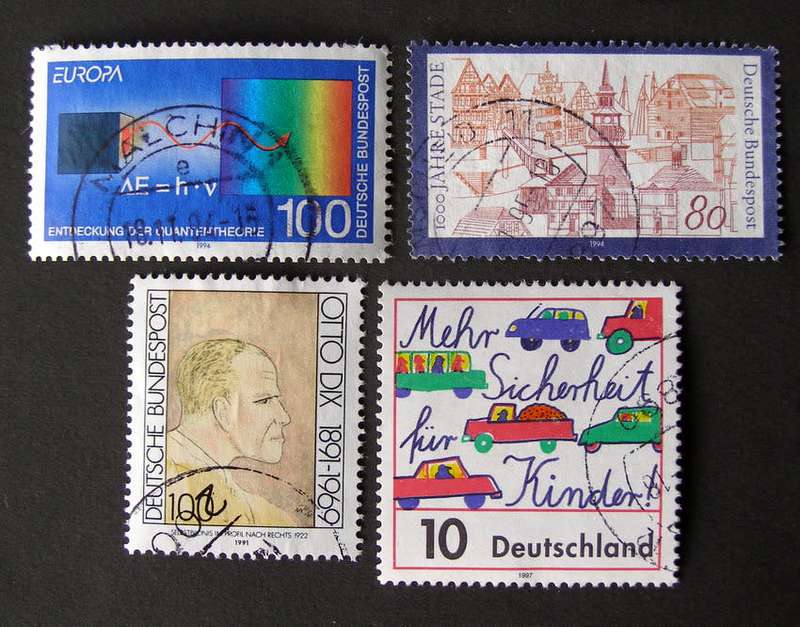 WEST GERMANY - Assorted Stamps 1990s