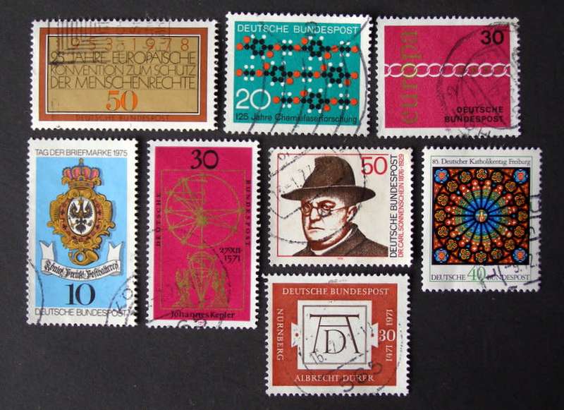WEST GERMANY - Assorted Stamps 1970s