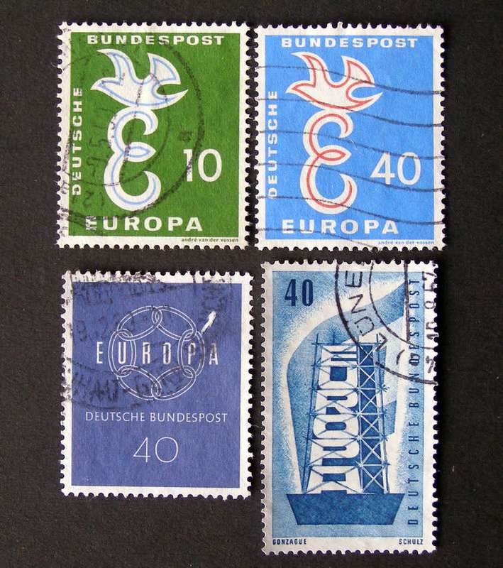 WEST GERMANY - Europa 1956-59