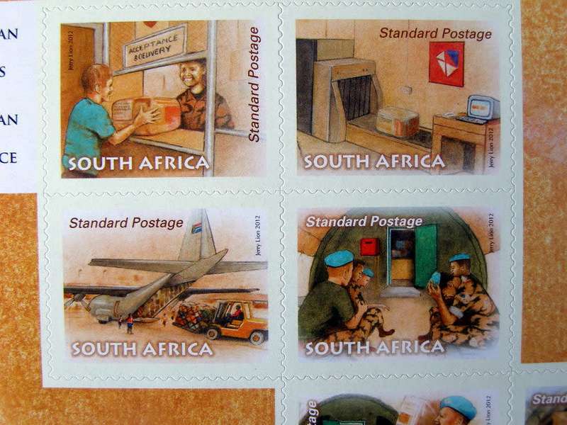 SOUTH AFRICA Mint Set (Self-Adhesive) - South African 11 Field Postal Unit 2012