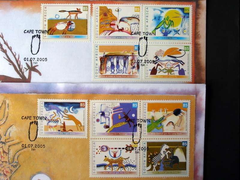 SOUTH AFRICA Cover Set - Folklore and Legends 2005